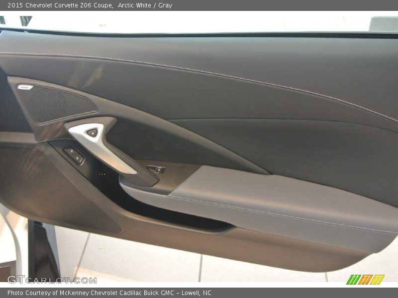 Arctic White / Gray 2015 Chevrolet Corvette Z06 Coupe