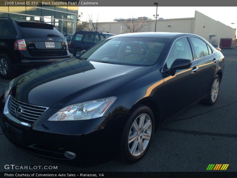 Black Sapphire Pearl / Cashmere 2008 Lexus ES 350