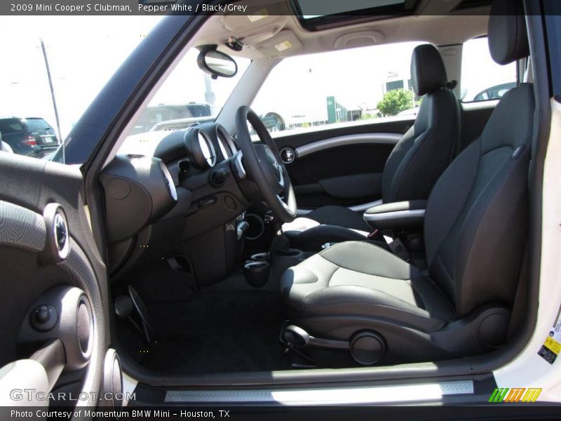 Pepper White / Black/Grey 2009 Mini Cooper S Clubman
