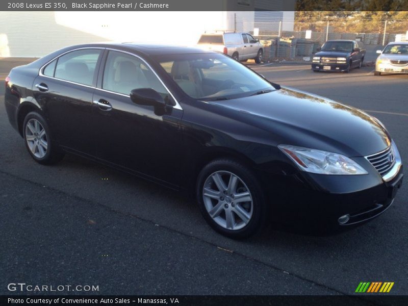 Black Sapphire Pearl / Cashmere 2008 Lexus ES 350