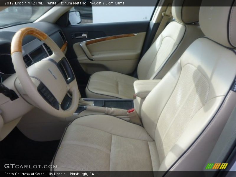 White Platinum Metallic Tri-Coat / Light Camel 2012 Lincoln MKZ FWD