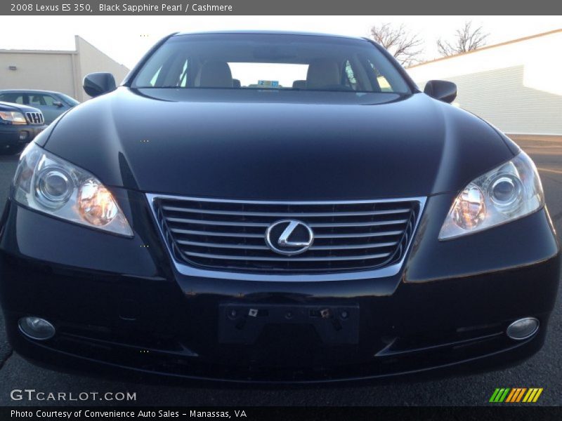 Black Sapphire Pearl / Cashmere 2008 Lexus ES 350