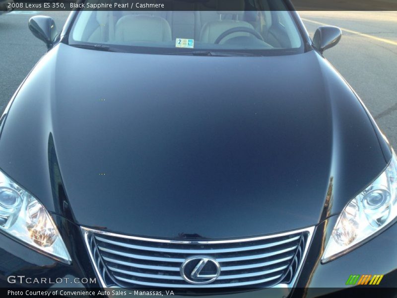 Black Sapphire Pearl / Cashmere 2008 Lexus ES 350