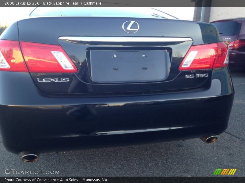 Black Sapphire Pearl / Cashmere 2008 Lexus ES 350