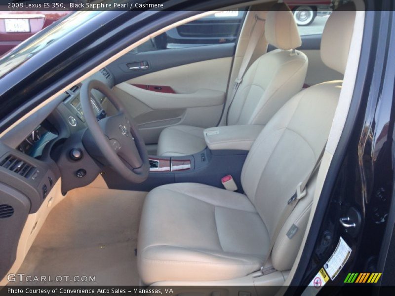 Black Sapphire Pearl / Cashmere 2008 Lexus ES 350