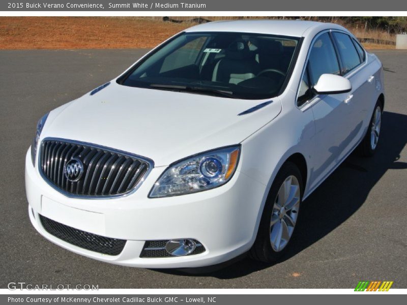 Summit White / Medium Titanium 2015 Buick Verano Convenience