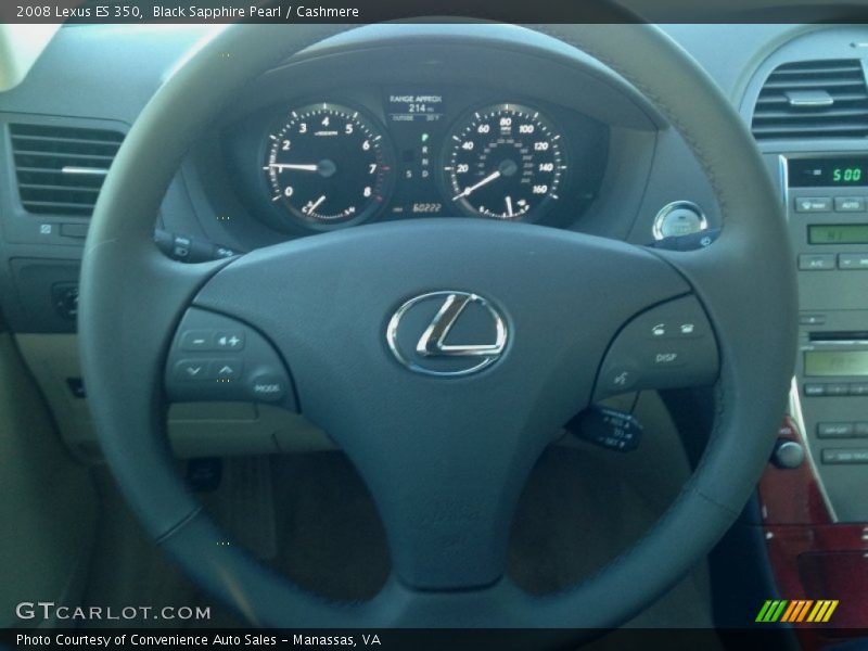 Black Sapphire Pearl / Cashmere 2008 Lexus ES 350