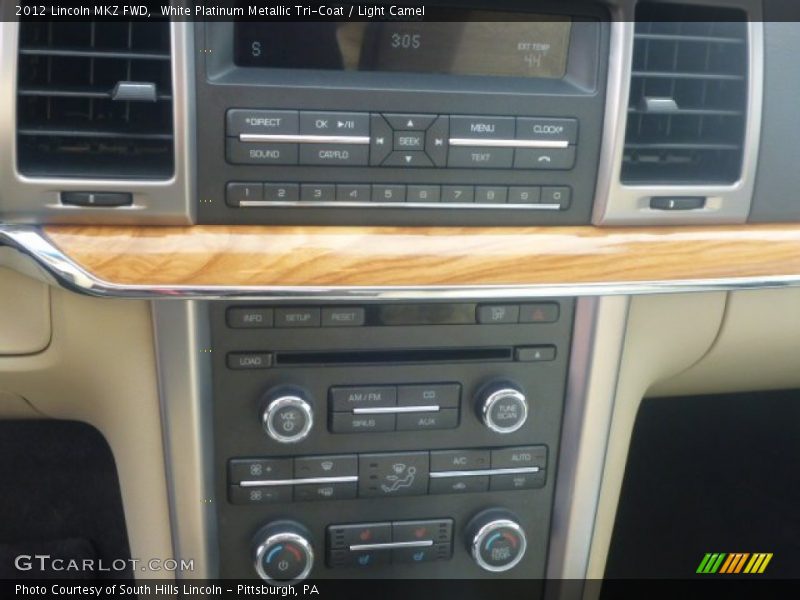 White Platinum Metallic Tri-Coat / Light Camel 2012 Lincoln MKZ FWD