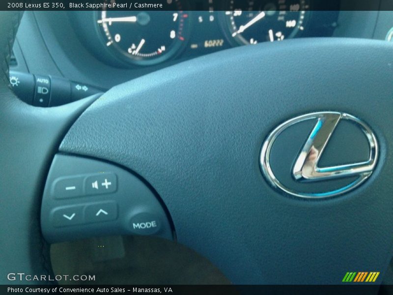 Black Sapphire Pearl / Cashmere 2008 Lexus ES 350