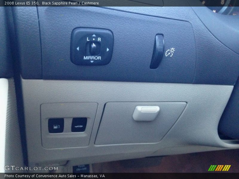 Black Sapphire Pearl / Cashmere 2008 Lexus ES 350