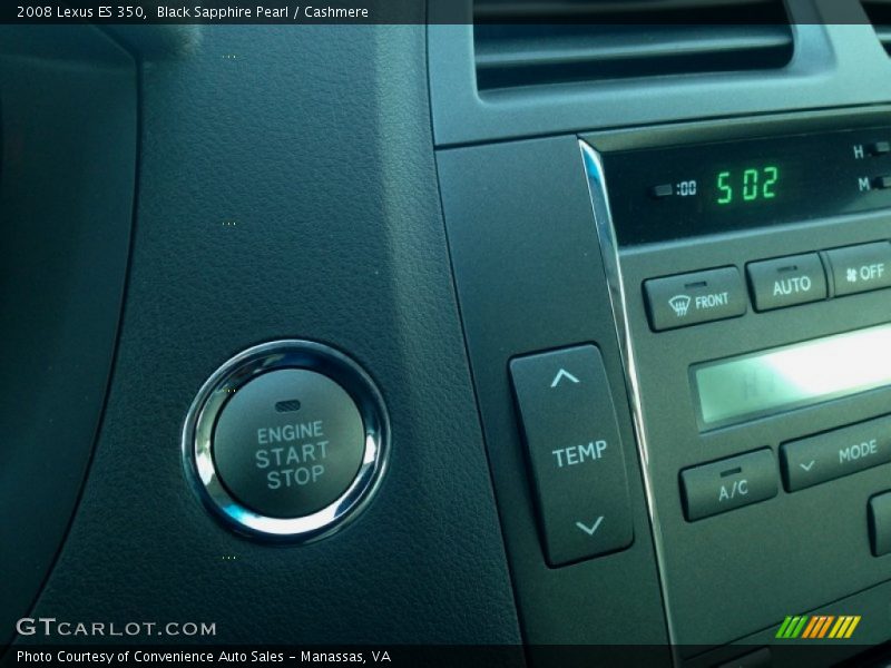 Black Sapphire Pearl / Cashmere 2008 Lexus ES 350