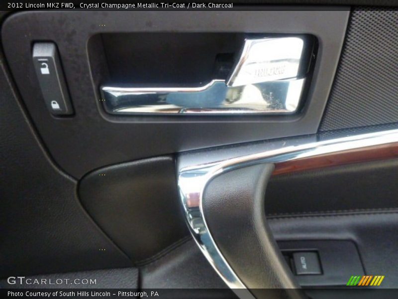 Crystal Champagne Metallic Tri-Coat / Dark Charcoal 2012 Lincoln MKZ FWD