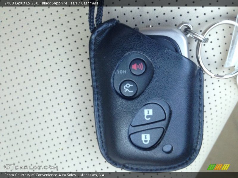 Black Sapphire Pearl / Cashmere 2008 Lexus ES 350