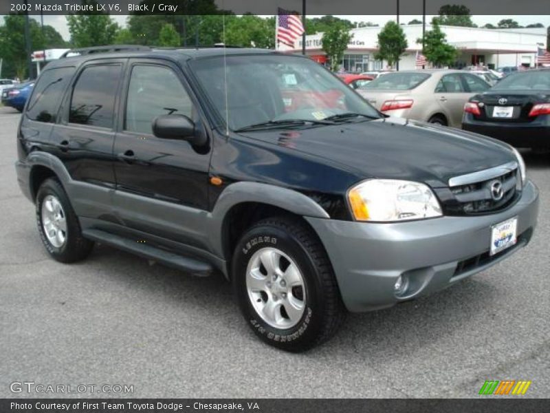 Black / Gray 2002 Mazda Tribute LX V6