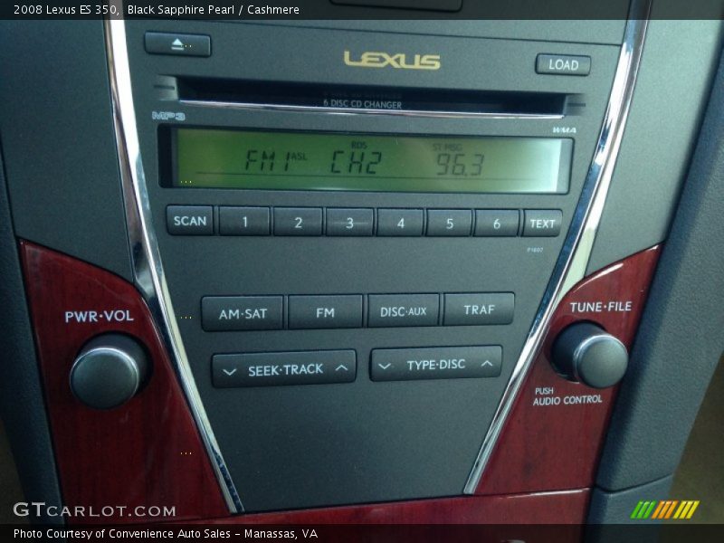 Black Sapphire Pearl / Cashmere 2008 Lexus ES 350