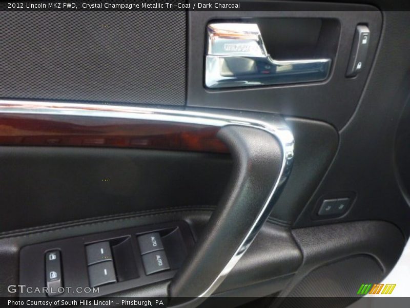 Crystal Champagne Metallic Tri-Coat / Dark Charcoal 2012 Lincoln MKZ FWD