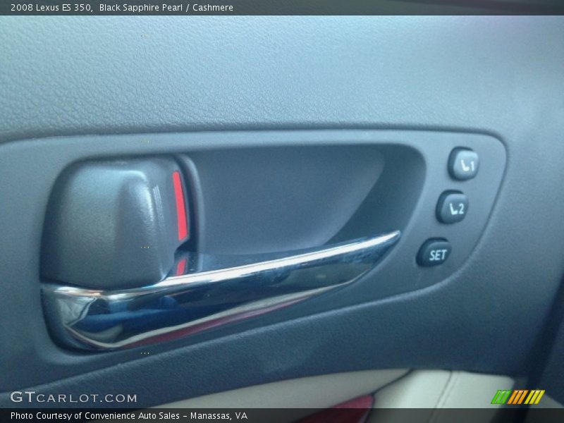 Black Sapphire Pearl / Cashmere 2008 Lexus ES 350