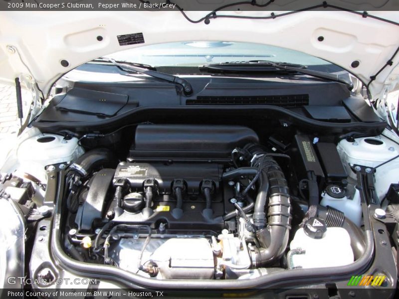 Pepper White / Black/Grey 2009 Mini Cooper S Clubman