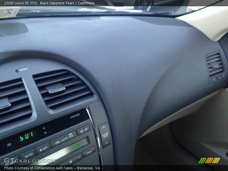 Black Sapphire Pearl / Cashmere 2008 Lexus ES 350