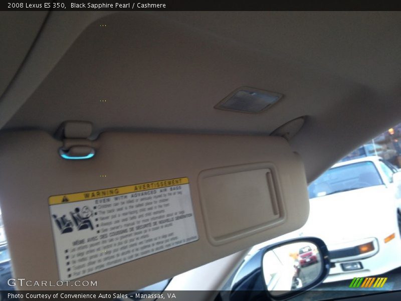 Black Sapphire Pearl / Cashmere 2008 Lexus ES 350