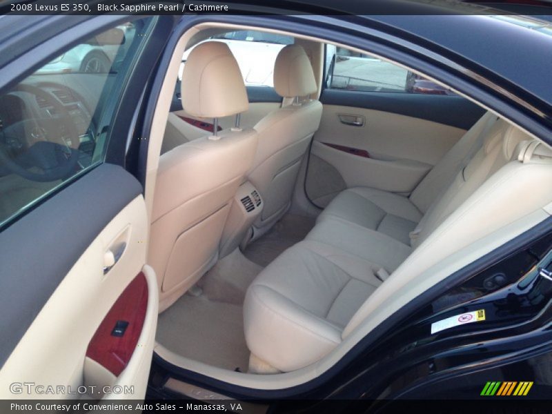 Black Sapphire Pearl / Cashmere 2008 Lexus ES 350