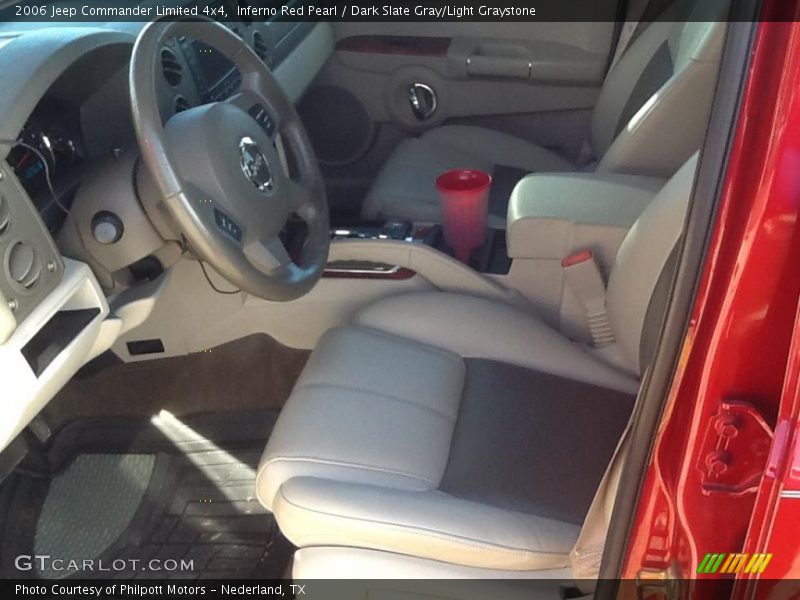 Inferno Red Pearl / Dark Slate Gray/Light Graystone 2006 Jeep Commander Limited 4x4