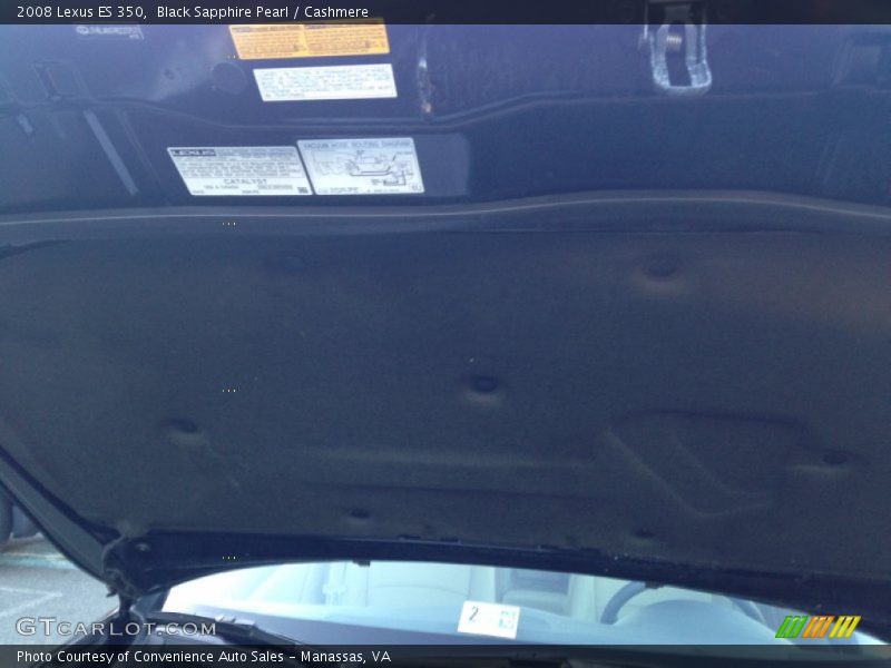 Black Sapphire Pearl / Cashmere 2008 Lexus ES 350