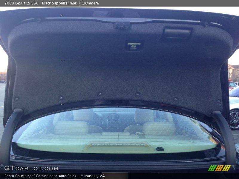 Black Sapphire Pearl / Cashmere 2008 Lexus ES 350