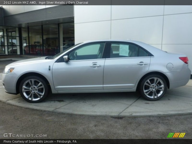 Ingot Silver Metallic / Dark Charcoal 2012 Lincoln MKZ AWD