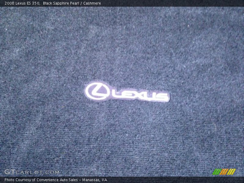 Black Sapphire Pearl / Cashmere 2008 Lexus ES 350