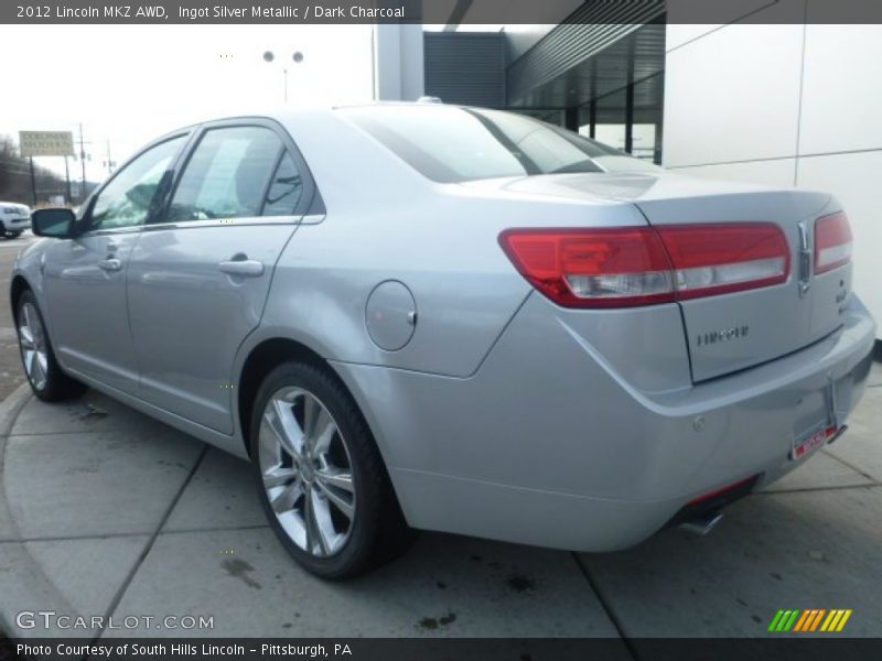 Ingot Silver Metallic / Dark Charcoal 2012 Lincoln MKZ AWD
