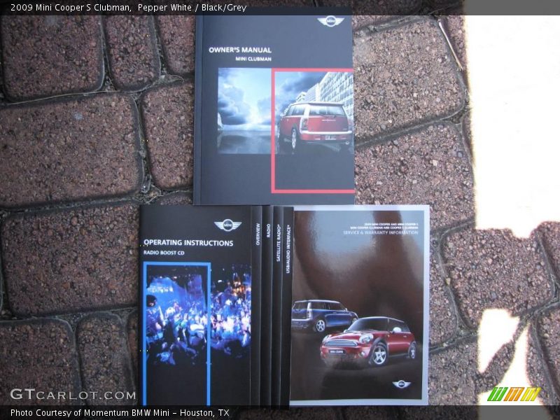 Pepper White / Black/Grey 2009 Mini Cooper S Clubman