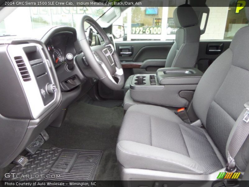 Iridium Metallic / Jet Black/Dark Ash 2014 GMC Sierra 1500 SLE Crew Cab