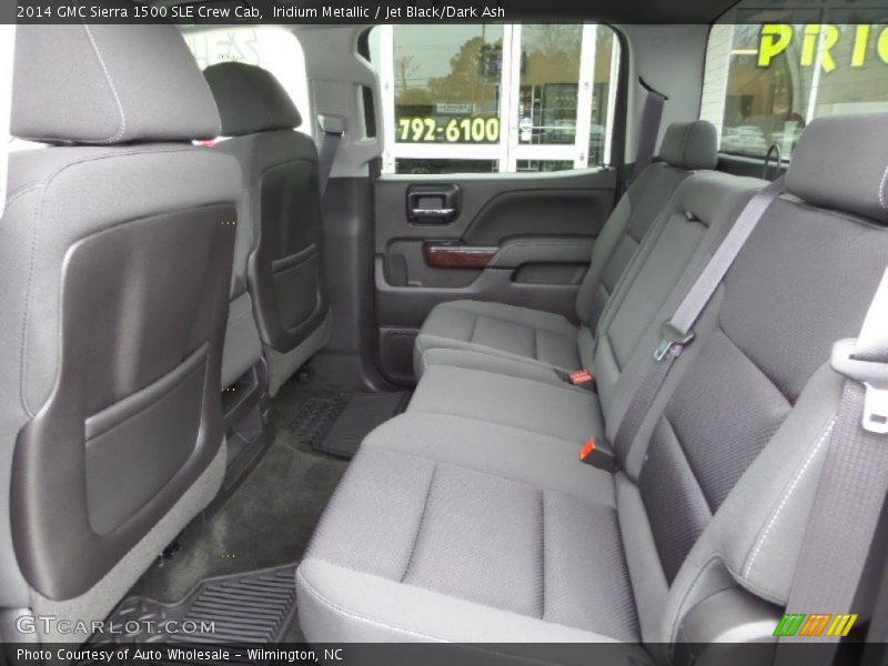 Iridium Metallic / Jet Black/Dark Ash 2014 GMC Sierra 1500 SLE Crew Cab