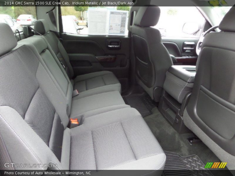 Iridium Metallic / Jet Black/Dark Ash 2014 GMC Sierra 1500 SLE Crew Cab