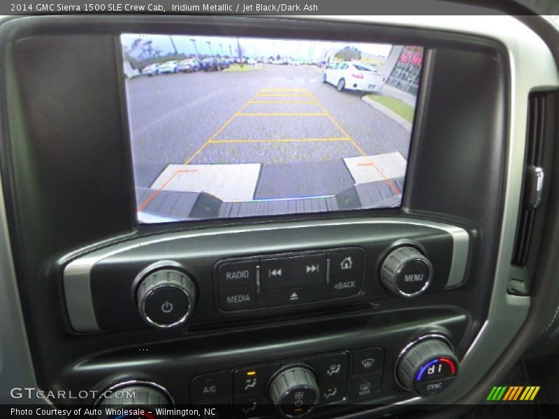 Iridium Metallic / Jet Black/Dark Ash 2014 GMC Sierra 1500 SLE Crew Cab