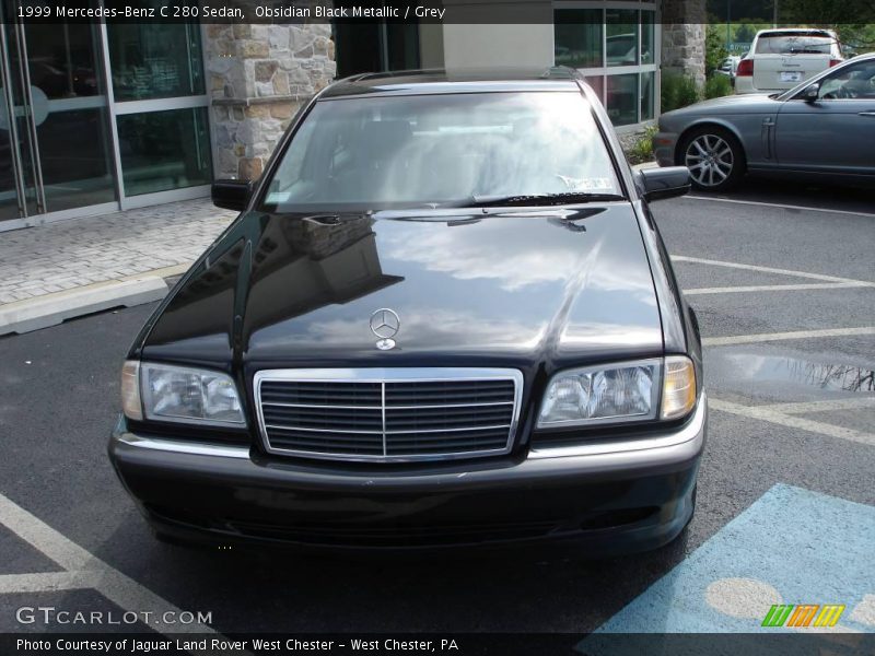Obsidian Black Metallic / Grey 1999 Mercedes-Benz C 280 Sedan