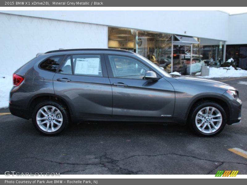 Mineral Grey Metallic / Black 2015 BMW X1 xDrive28i