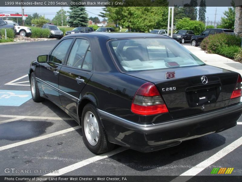 Obsidian Black Metallic / Grey 1999 Mercedes-Benz C 280 Sedan