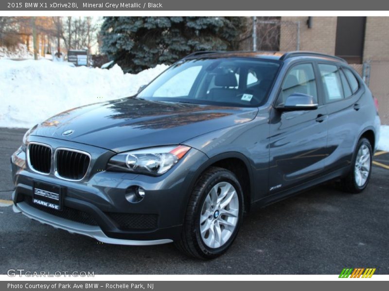 Mineral Grey Metallic / Black 2015 BMW X1 xDrive28i