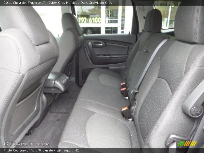 Cyber Gray Metallic / Dark Gray/Light Gray 2011 Chevrolet Traverse LT