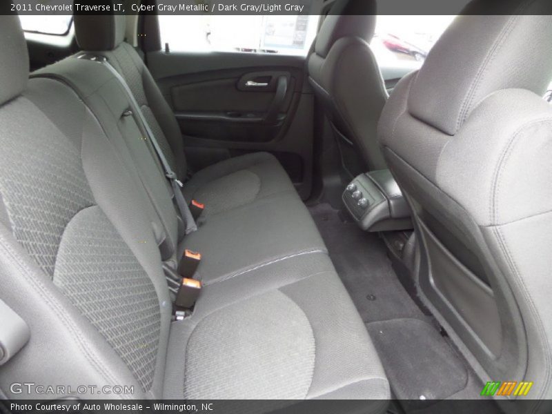 Cyber Gray Metallic / Dark Gray/Light Gray 2011 Chevrolet Traverse LT