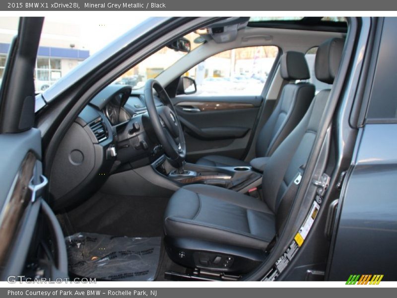 Mineral Grey Metallic / Black 2015 BMW X1 xDrive28i