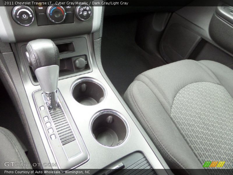 Cyber Gray Metallic / Dark Gray/Light Gray 2011 Chevrolet Traverse LT