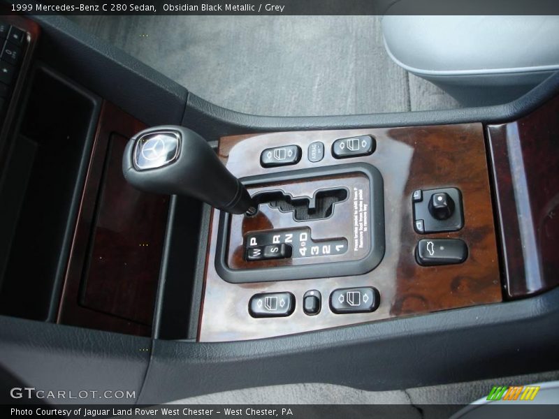 Obsidian Black Metallic / Grey 1999 Mercedes-Benz C 280 Sedan