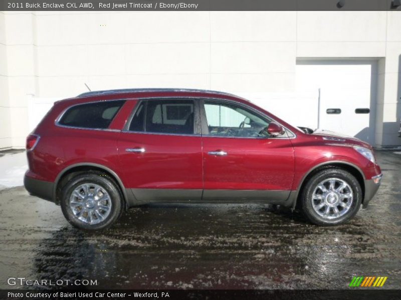 Red Jewel Tintcoat / Ebony/Ebony 2011 Buick Enclave CXL AWD