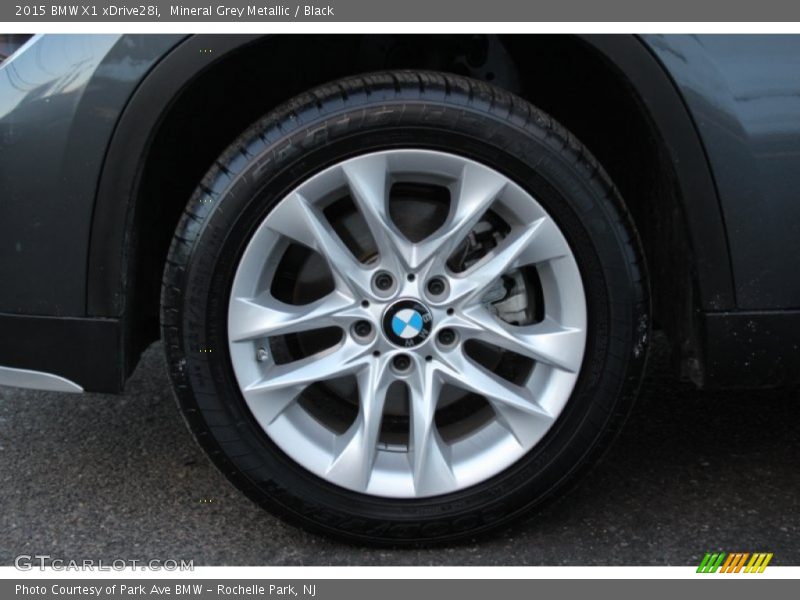 Mineral Grey Metallic / Black 2015 BMW X1 xDrive28i