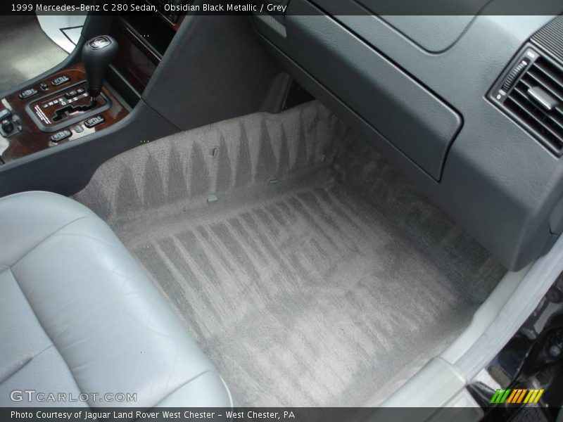 Obsidian Black Metallic / Grey 1999 Mercedes-Benz C 280 Sedan