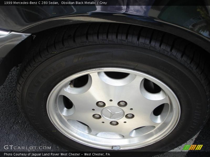Obsidian Black Metallic / Grey 1999 Mercedes-Benz C 280 Sedan