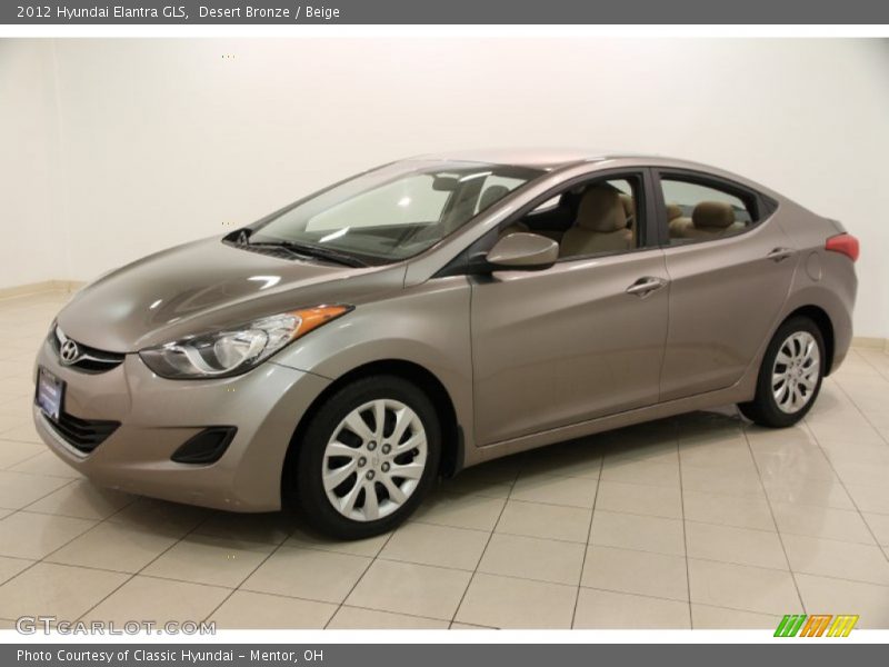 Desert Bronze / Beige 2012 Hyundai Elantra GLS